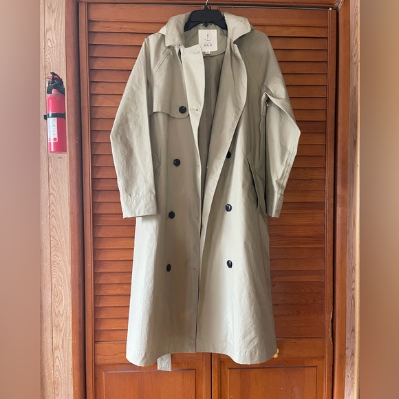 Seasalt Cornwall Penweathers Waterproof Trench Coat. Size 6 Women #347